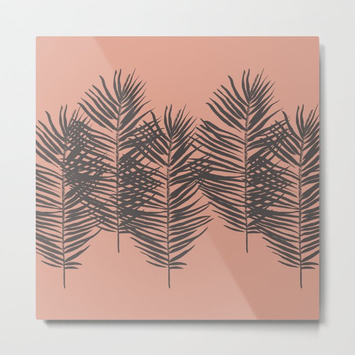 Palms Pattern #society6 #decor #buyart Metal Print