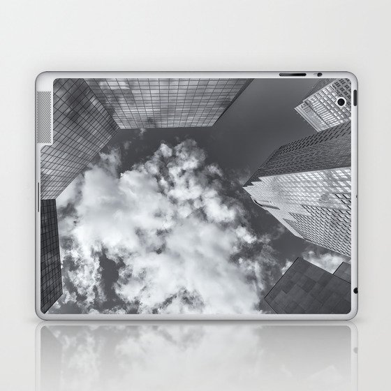 Clouds bw 2 Laptop & iPad Skin