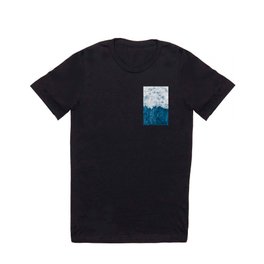 Blue ocean waves T Shirt