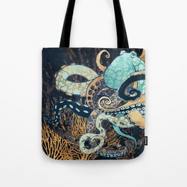 Metallic Octopus II Tote Bag