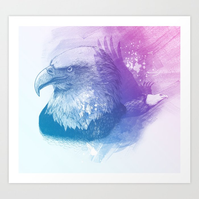 Animal Spirit Eagle Art Print
