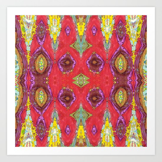 Fancy Red Art Print