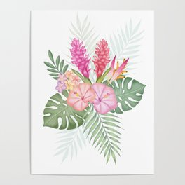 Tropical Florals  Poster