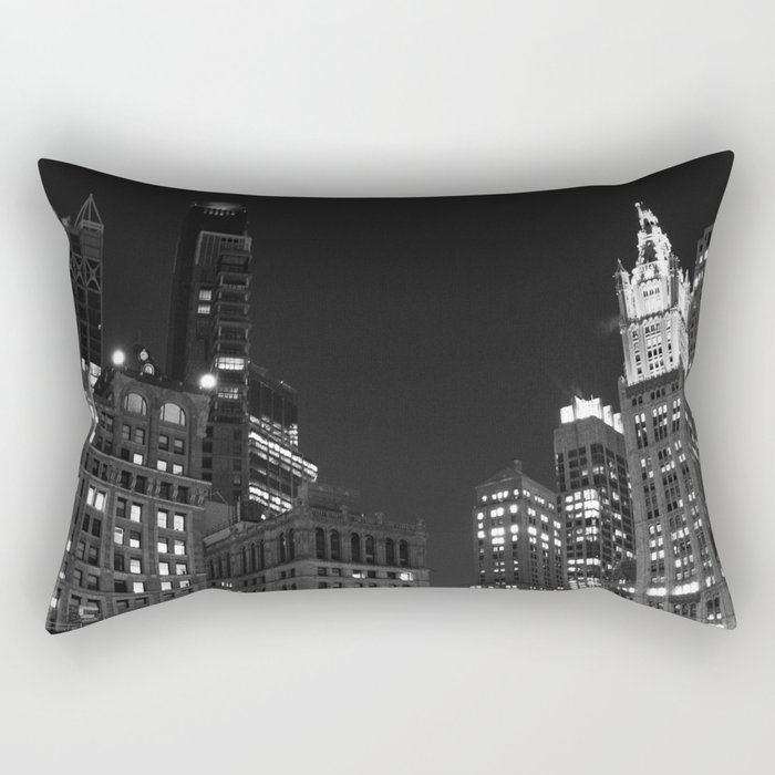 New York City | Night Photography Rectangular Pillow