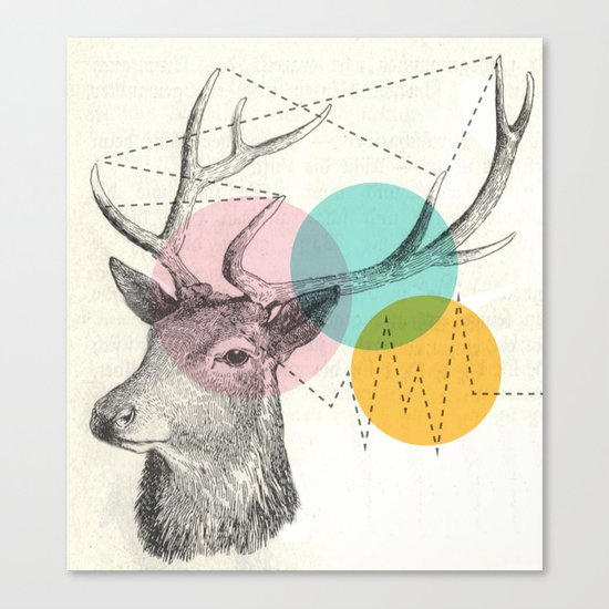stitch doe Canvas Print