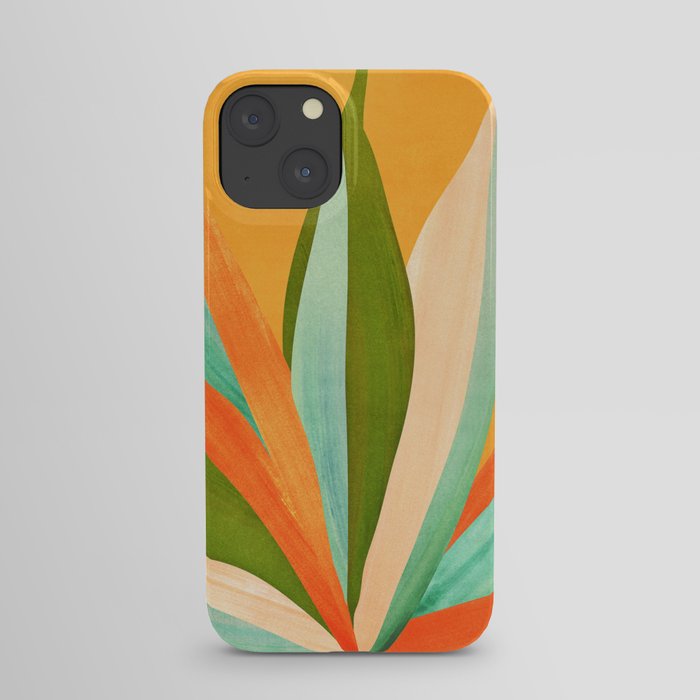 Summer Cactus Botanical Painting iPhone Case