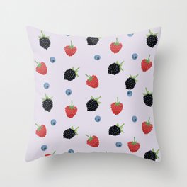 Summer berries Throw Pillow