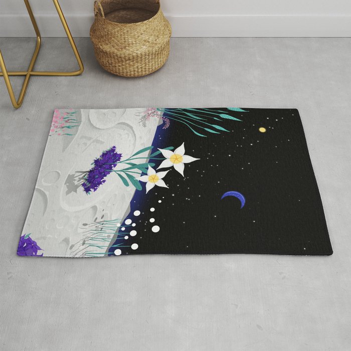 Fly Me To The Moon Rug