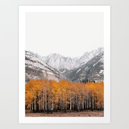 Fall Layers - Mountain Landscape, Nature Photography Art Print