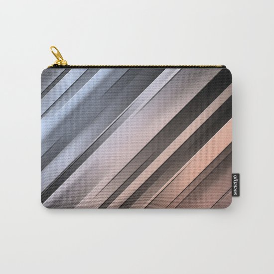 Abstract Diagonal Lines Carry-All Pouch