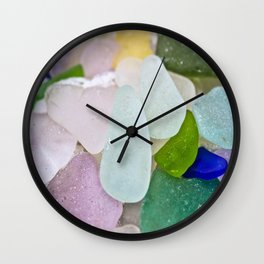 Sea Glass Wall Clock