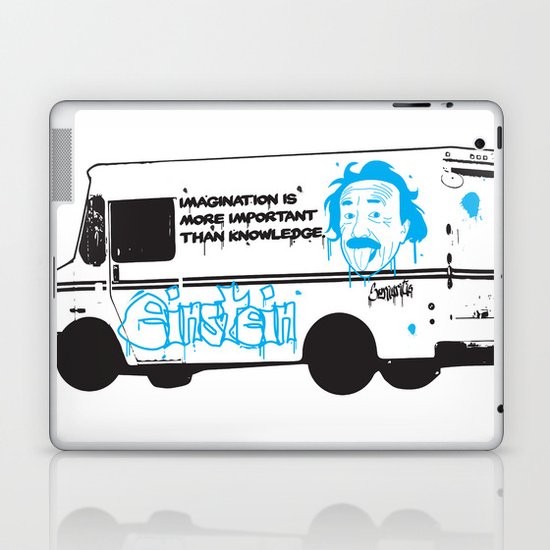 Albert Einstein - Streetwise Seniors Laptop & iPad Skin