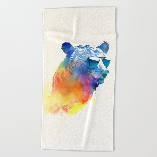 Sunny Bear Beach Towel
