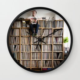 Mr. Scruff's vinyl wall Wall Clock