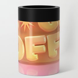 3d funny text Can Cooler