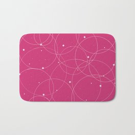 Pink abstract expressionisme   Bath Mat | Space, Sweetness, Graphicdesign, Pattern, Circles, White, Lovelypink, Digital, Astrology, Astronaut 