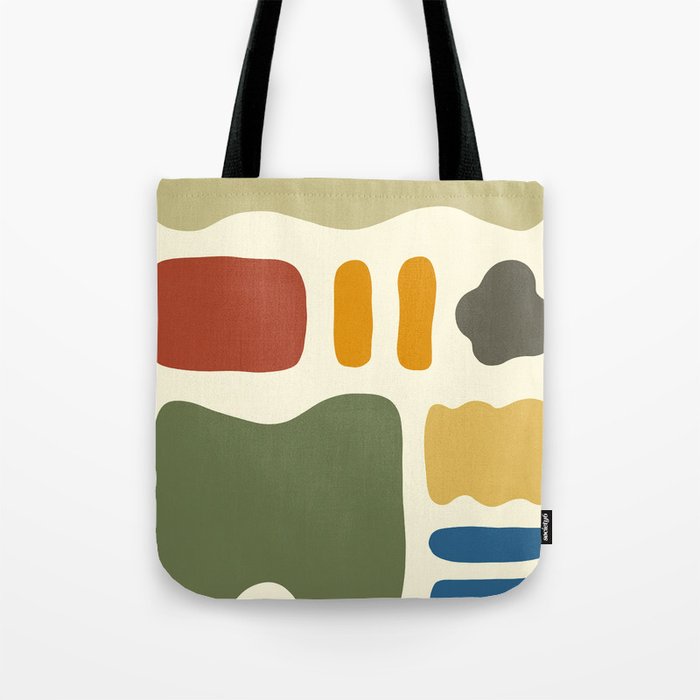 Abstract shapes colorblock collection 3 Tote Bag