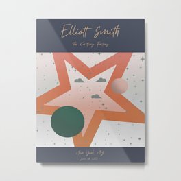 Elliott Smith gig Metal Print | Gift, Funnywallart, Digital, Home, Musicgig, Gigposter, Smith, Elliott, Graphicdesign, Oilpainting 
