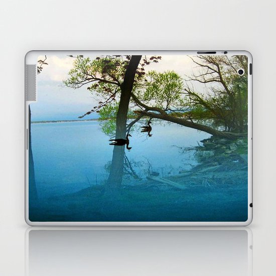 Blue Laptop & iPad Skin