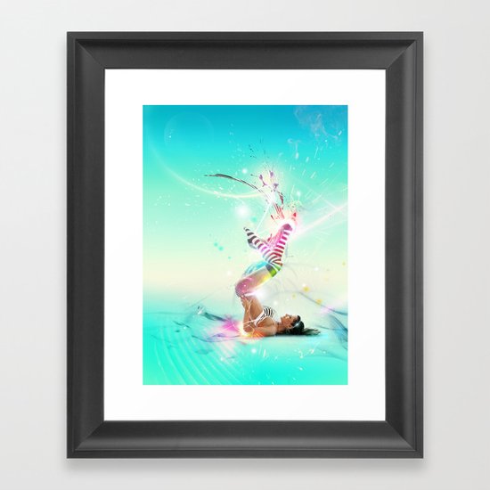 Burst Framed Art Print