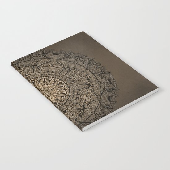 Sepia Mandala Notebook