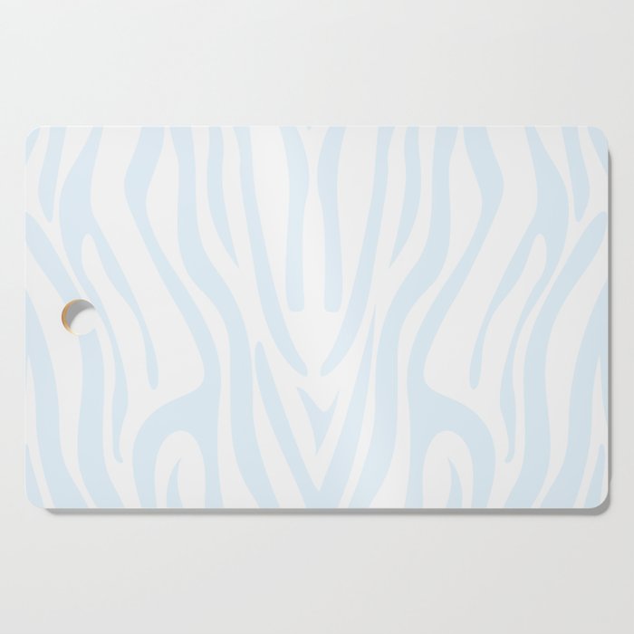 Pastel zebra Cutting Board