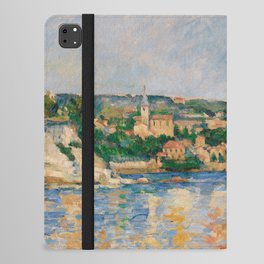 Paul Cézanne - Village at the Water's Edge iPad Folio Case