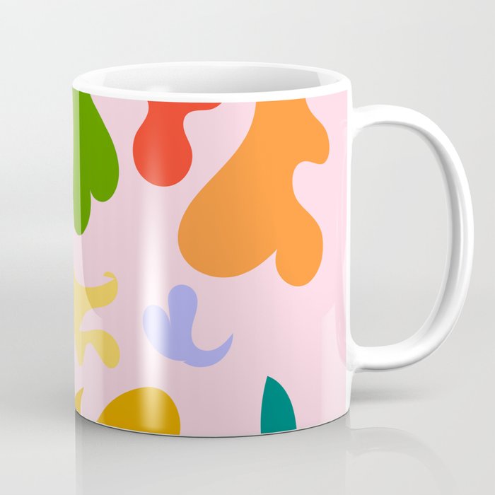 15 Henri Matisse Inspired 220527 Abstract Shapes Organic Valourine Original Coffee Mug