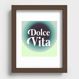 Dolce Vita Recessed Framed Print