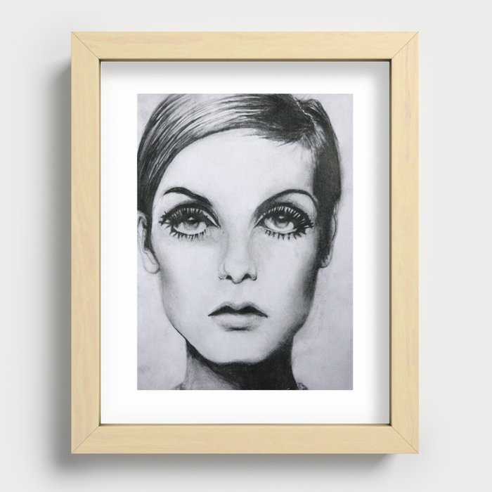Mysterious Twiggy Recessed Framed Print