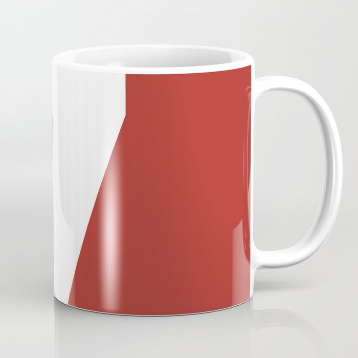 7 (White & Maroon Number) Coffee Mug