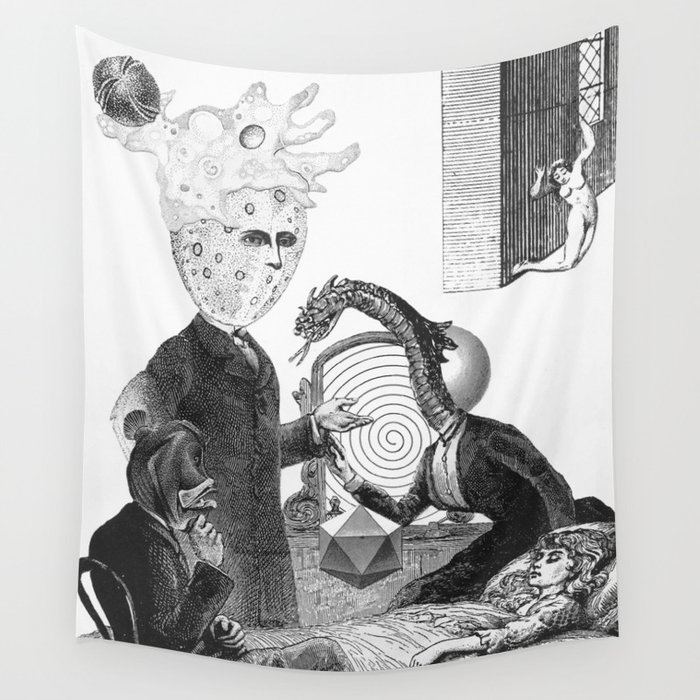 Death & the Daughters of Beasts Wall Tapestry