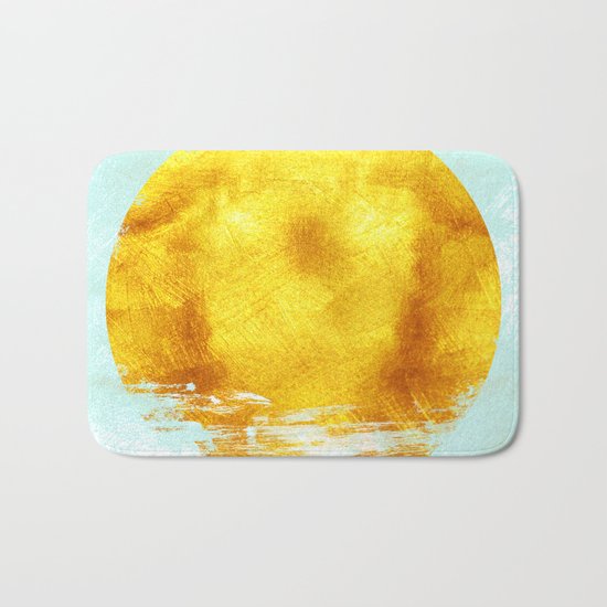 Gold Circle Bath Mat