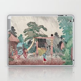 Kobayashi Kiyochika - Umewaka Shrine Laptop Skin
