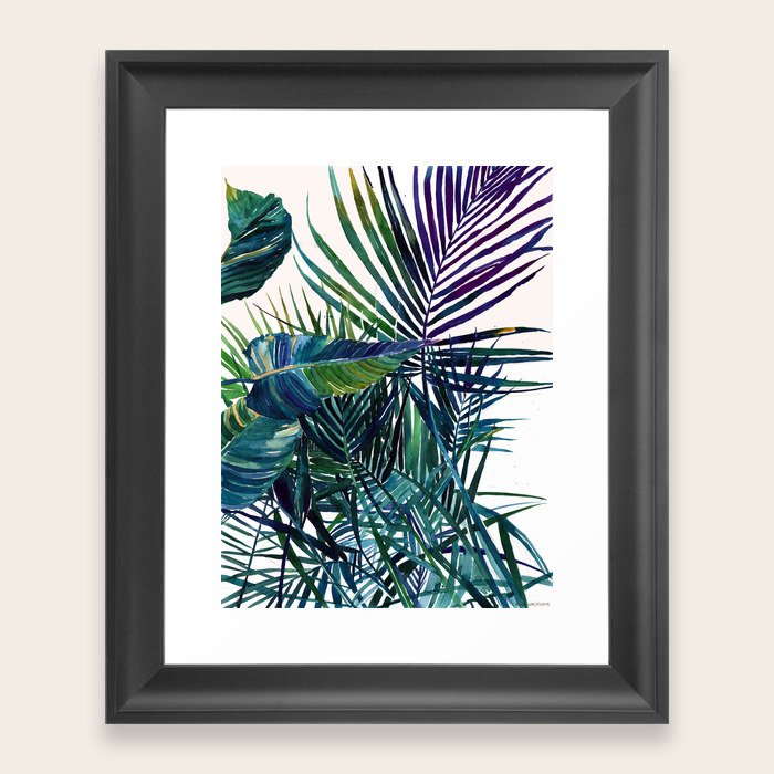 The jungle vol 2 Framed Art Print by takmaj Society6