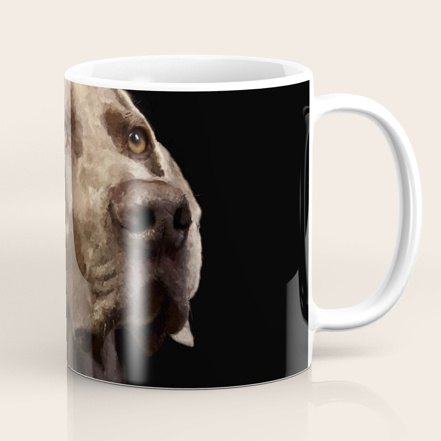 weimaraner coffee mugs