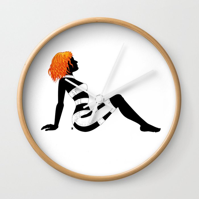 Leeloo Dallas Mudflap Wall Clock