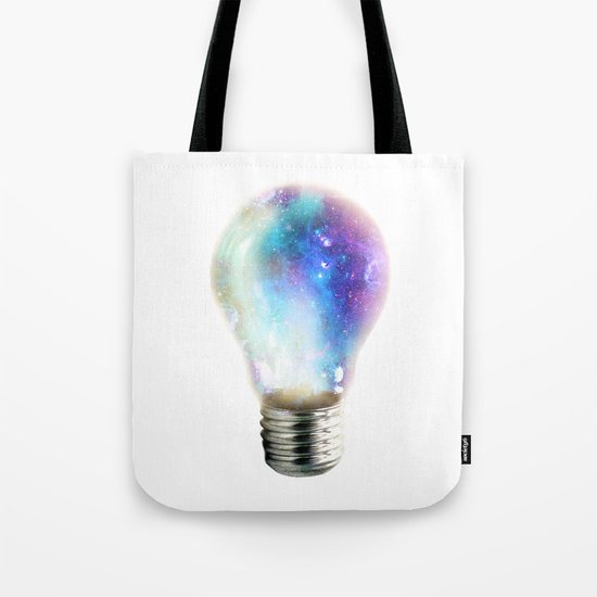Light up your galaxy Tote Bag
