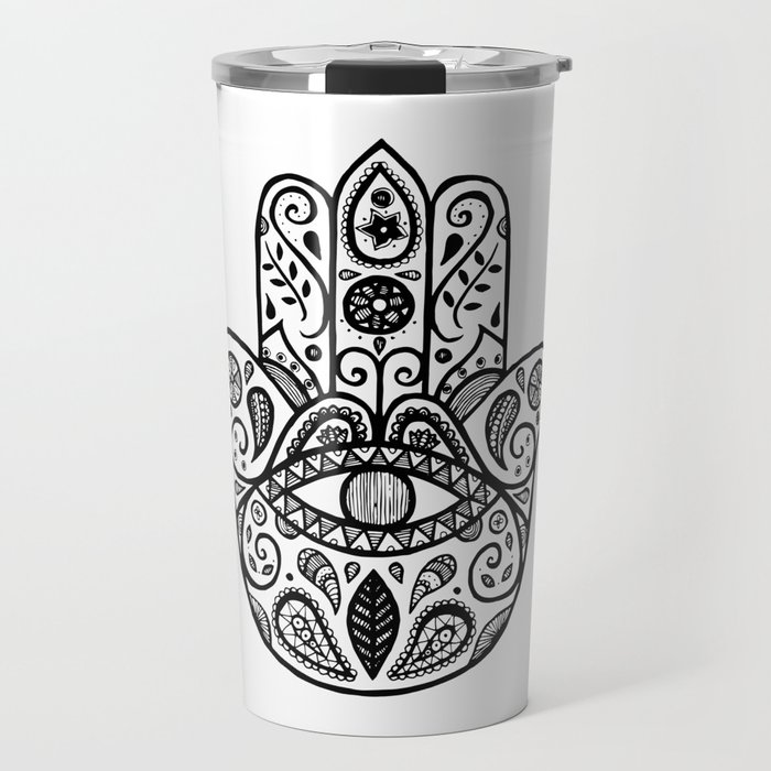 The hamsa hand Travel Mug