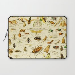 Adolphe Millot "Insectes" 1. Laptop Sleeve