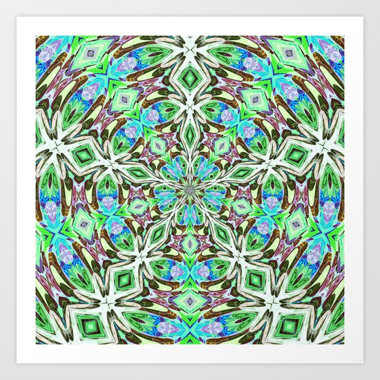 Flux Art Print
