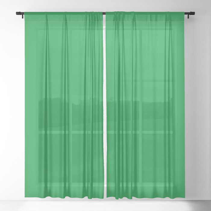 Emerald Sheer Curtain