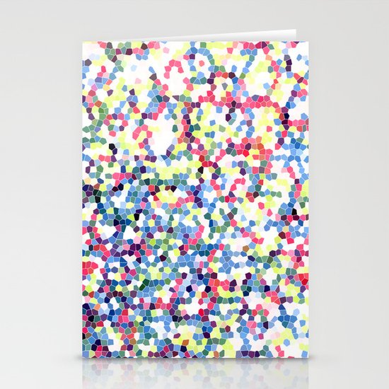 Abstract Hexies Stationery Cards