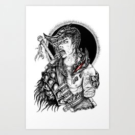 Guts (The Branded One) Art Print