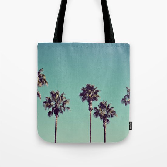 California Palm Trees Tote Bag