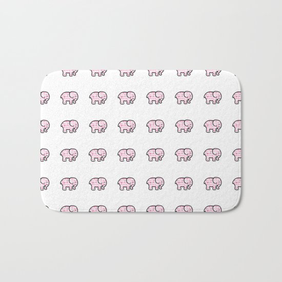 Elephant Hearts ( Girlfriend Valentine's Day Gifts / Valentine Gift ) Bath Mat