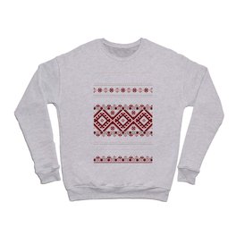 Traditional romanian motif Crewneck Sweatshirt