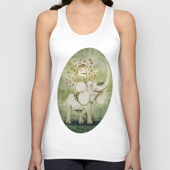 Elephant Unisex Tank Top
