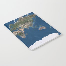 True colour satellite world map Notebook