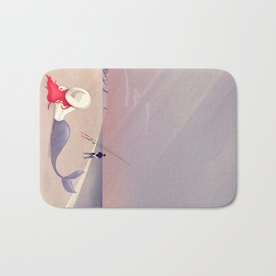 Keep Fishing Bath Mat